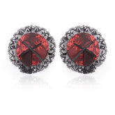 Black and Red Lace Overlay Nipple Pasties Fancy Dress Ups